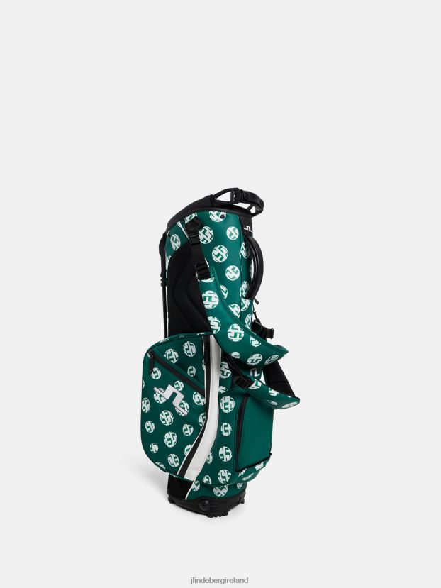 J.Lindeberg Men Player Stand Bag Print Rain Forest Sphere Dot Accessory BXV8X4802