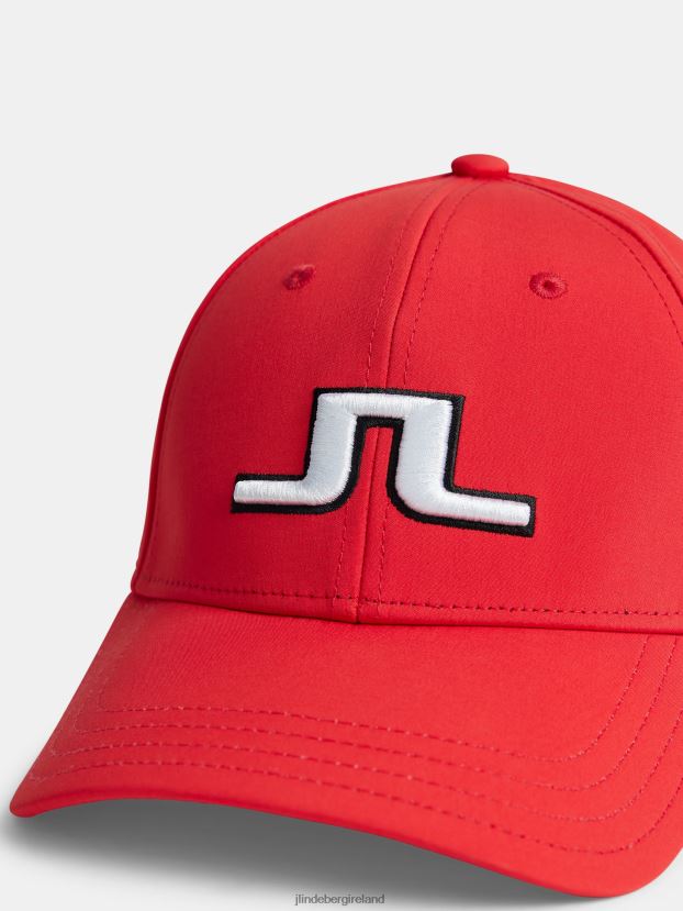 J.Lindeberg Men Angus Cap Fiery Red Accessory BXV8X4787