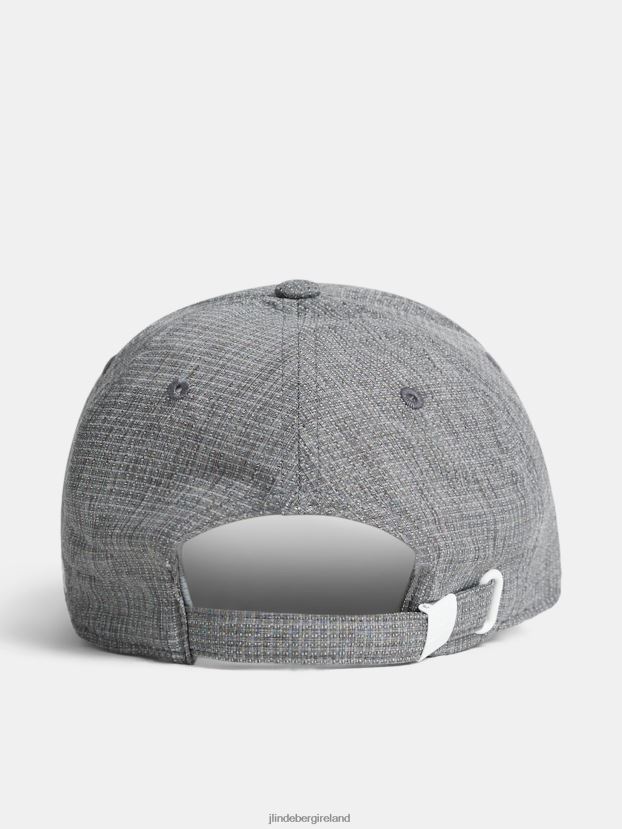 J.Lindeberg Men Caden Cap Grey Melange Accessory BXV8X4780