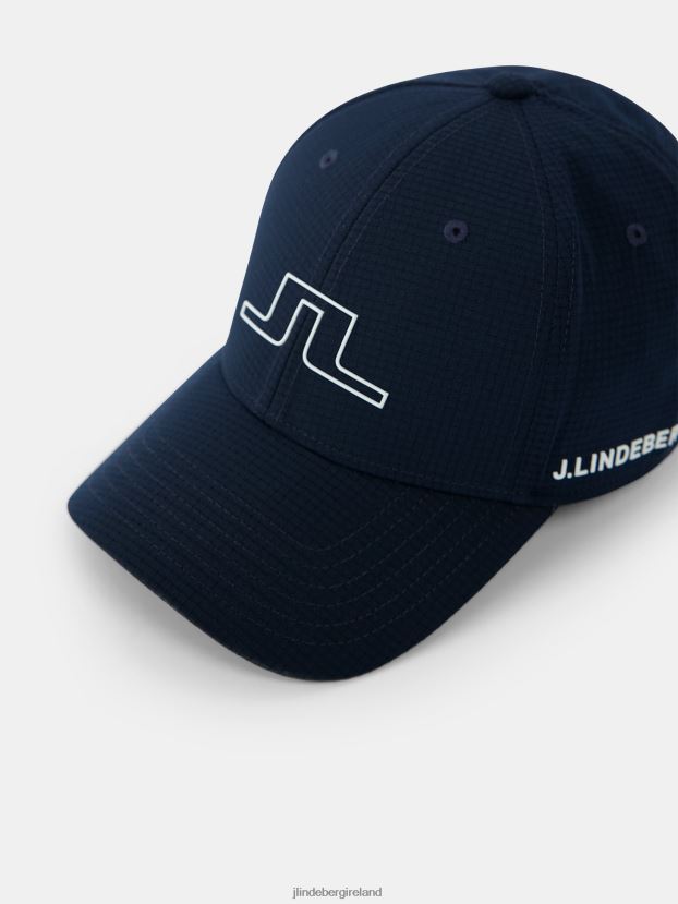 J.Lindeberg Men Caden Golf Cap Navy Accessory BXV8X4907