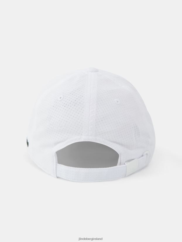 J.Lindeberg Men Caden Golf Cap White Accessory BXV8X4908 - Click Image to Close