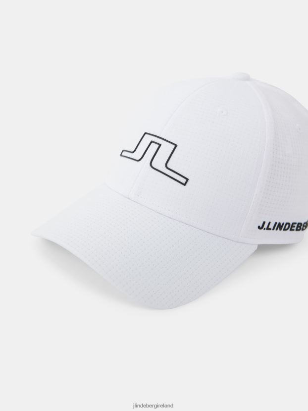 J.Lindeberg Men Caden Golf Cap White Accessory BXV8X4908