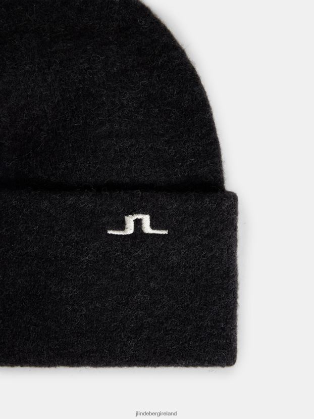 J.Lindeberg Men Kadie Alpaca Mix Beanie Black Accessory BXV8X4744