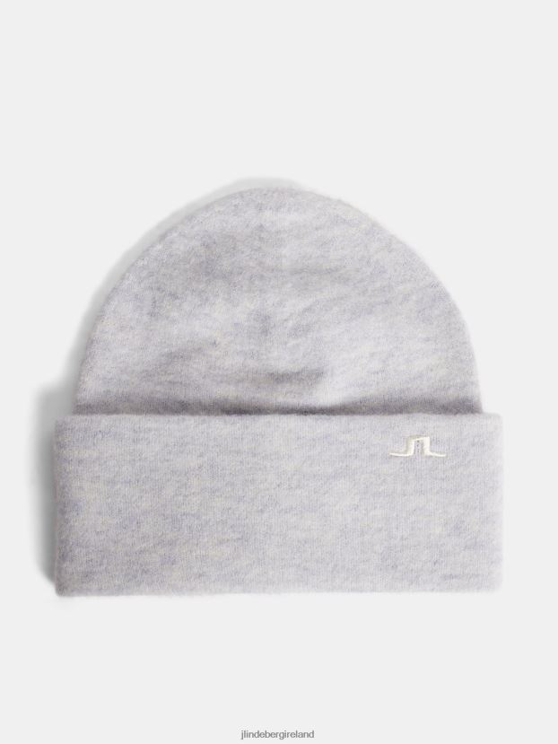 J.Lindeberg Men Kadie Alpaca Mix Beanie Light Grey Melange Accessory BXV8X4747