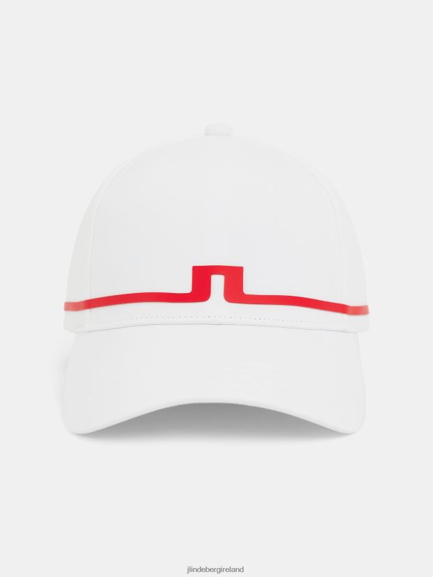 J.Lindeberg Men Oscar Cap White Accessory BXV8X4863 - Click Image to Close