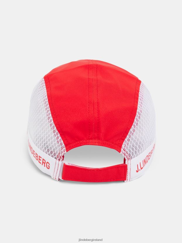 J.Lindeberg Men Rock Cap Fiery Red Accessory BXV8X4884 - Click Image to Close