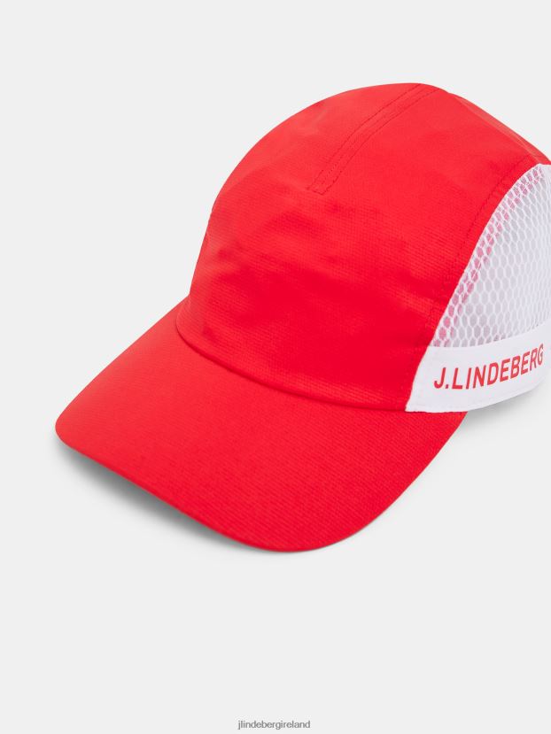 J.Lindeberg Men Rock Cap Fiery Red Accessory BXV8X4884