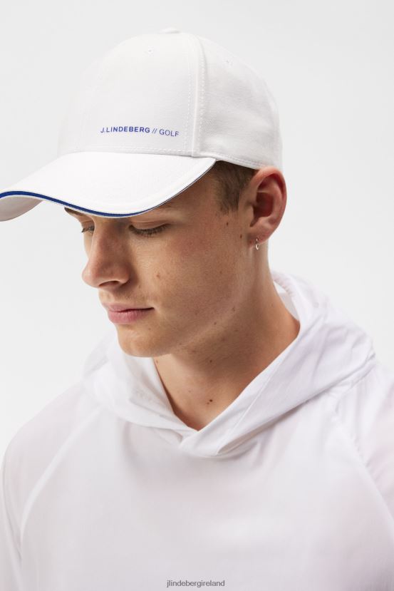 J.Lindeberg Men Sunny Cap White Accessory BXV8X4794