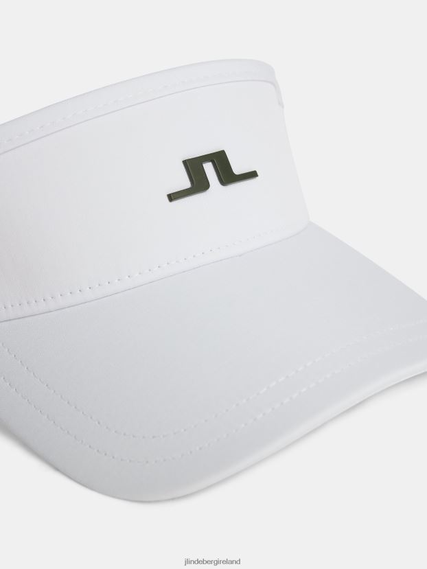 J.Lindeberg Men Yaden Visor White Accessory BXV8X4772