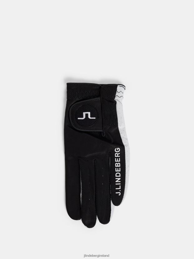 J.Lindeberg Men Ron Leather Golf Glove Black Accessory BXV8X4790