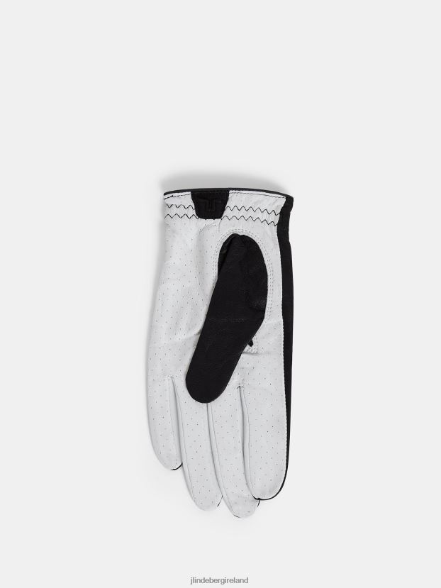 J.Lindeberg Men Ron Leather Golf Glove Black Accessory BXV8X4790