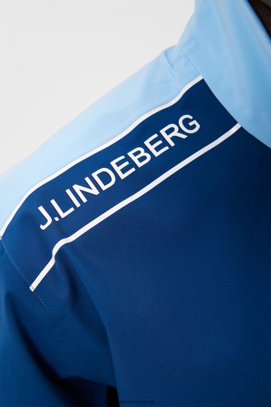 J.Lindeberg Men Theo Rain Jacket Little Boy Blue Clothing BXV8X4680