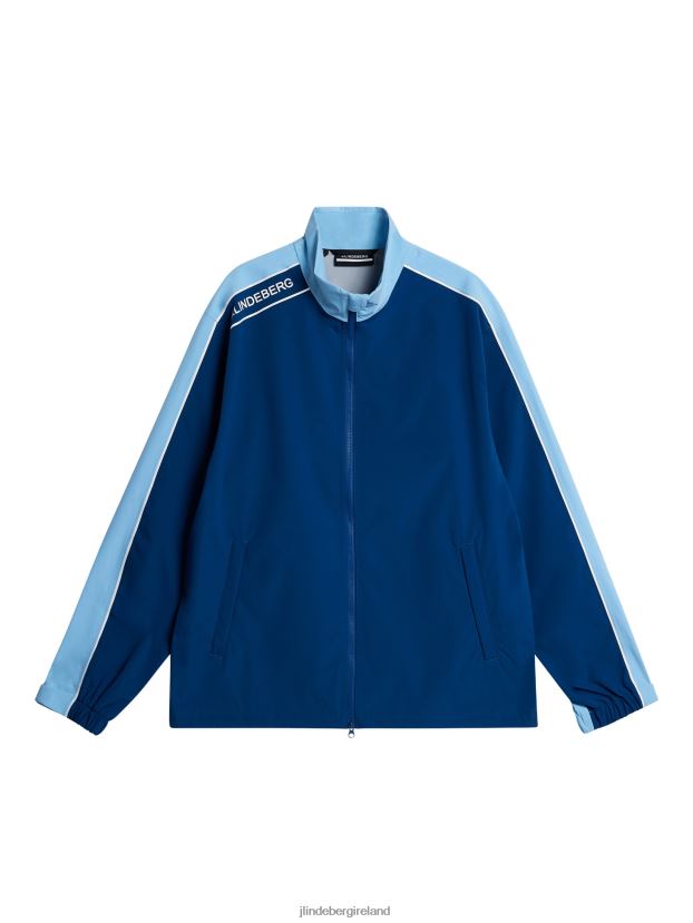 J.Lindeberg Men Theo Rain Jacket Little Boy Blue Clothing BXV8X4680