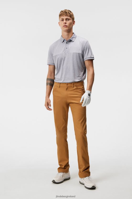 J.Lindeberg Men Chin 5-Pocket Golf Pant Chipmunk Clothing BXV8X4385