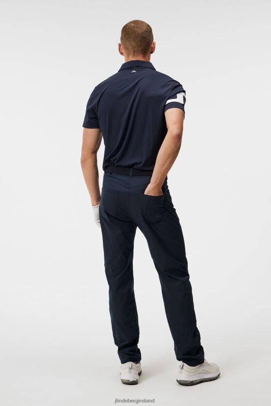 J.Lindeberg Men Colorblock Pant Navy Clothing BXV8X4382 - Click Image to Close