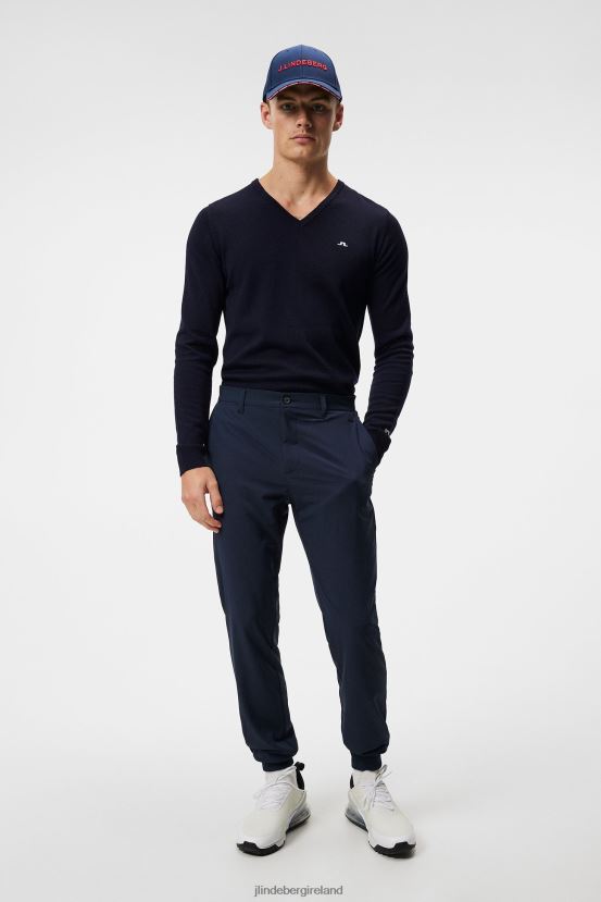 J.Lindeberg Men Cuff Jogger Pant Navy Clothing BXV8X4466