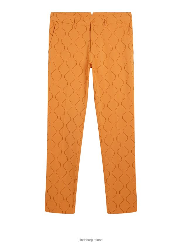 J.Lindeberg Men Diamond Pant Russet Orange Clothing BXV8X4416