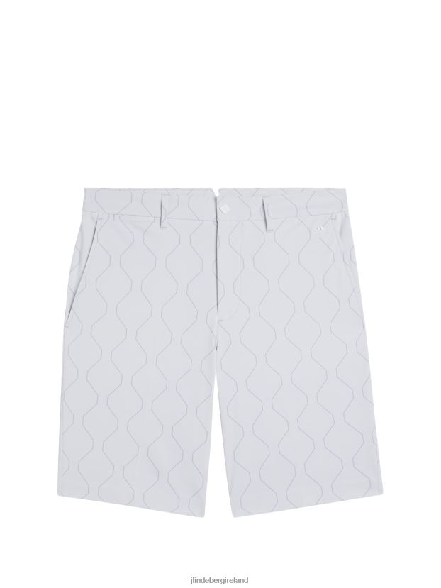 J.Lindeberg Men Diamond Shorts White Clothing BXV8X4449