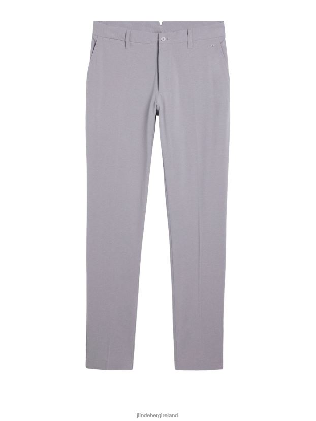 J.Lindeberg Men Ellott Pant Light Grey Melange Clothing BXV8X4431