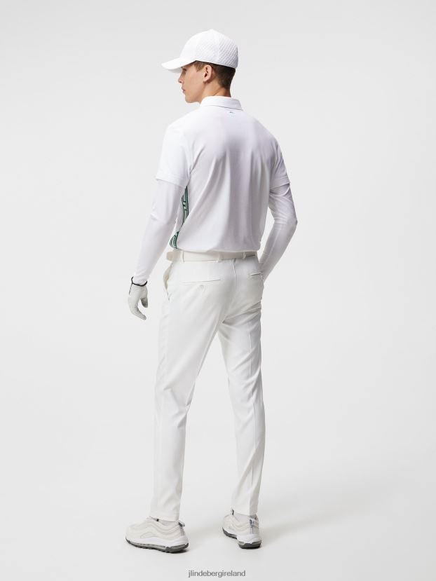 J.Lindeberg Men Ellott Pant White Clothing BXV8X4432 - Click Image to Close