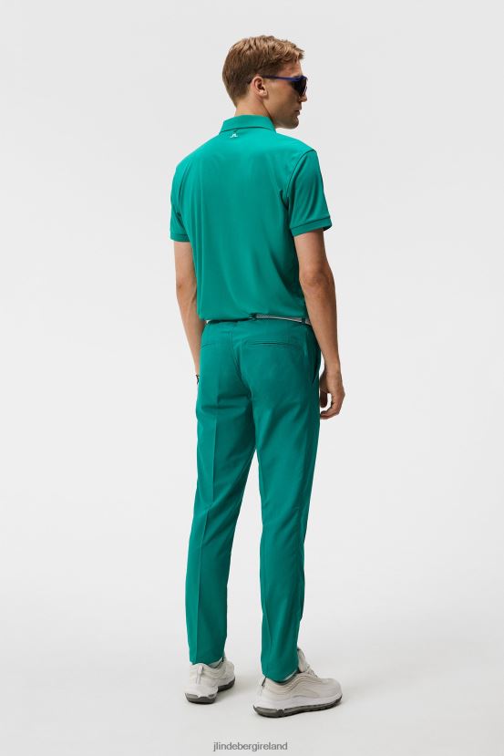 J.Lindeberg Men Elof Pant Proud Peacock Clothing BXV8X4367 - Click Image to Close