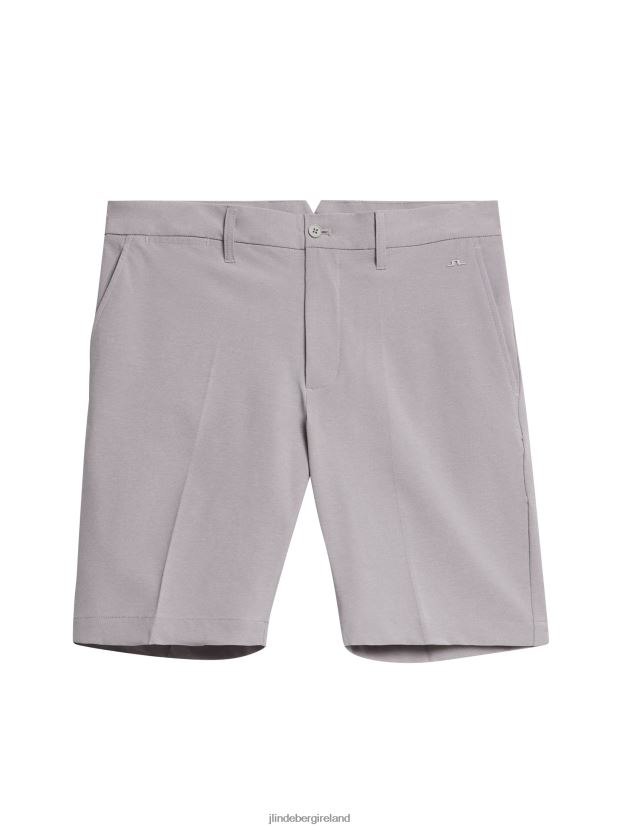 J.Lindeberg Men Eloy Shorts Light Grey Melange Clothing BXV8X4358