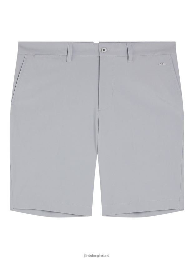 J.Lindeberg Men Eloy Shorts Light Grey Melange Clothing BXV8X4485