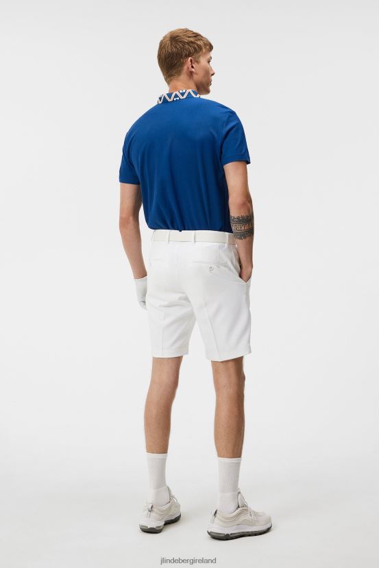 J.Lindeberg Men Eloy Shorts White Clothing BXV8X4360 - Click Image to Close