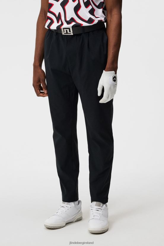 J.Lindeberg Men Harris Pant Black Clothing BXV8X4392 - Click Image to Close