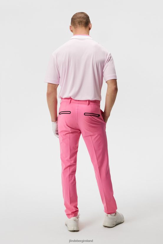 J.Lindeberg Men Jim Pant Azalea Pink Clothing BXV8X4415