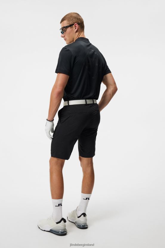 J.Lindeberg Men Somle Shorts Black Clothing BXV8X4481 - Click Image to Close