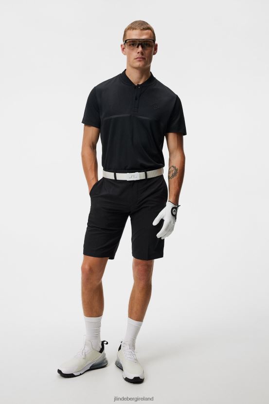 J.Lindeberg Men Somle Shorts Black Clothing BXV8X4481