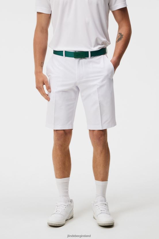 J.Lindeberg Men Somle Shorts White Clothing BXV8X4402 - Click Image to Close