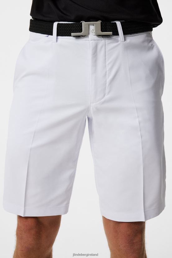 J.Lindeberg Men Somle Shorts White Clothing BXV8X4479