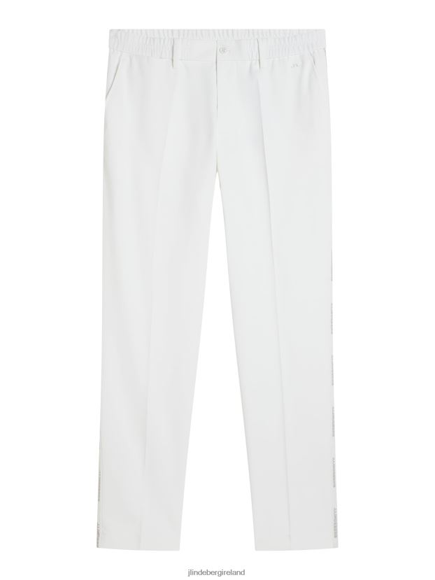 J.Lindeberg Men Stuart Stripe Pant White Clothing BXV8X4401