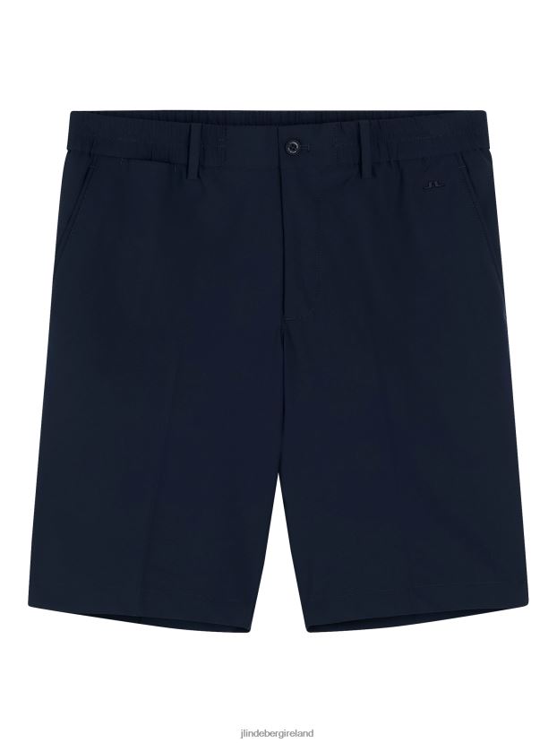 J.Lindeberg Men Stuart Stripe Shorts Navy Clothing BXV8X4459