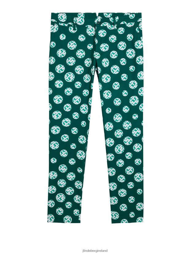 J.Lindeberg Men Tim Pant Rain Forest Sphere Dot Clothing BXV8X4456