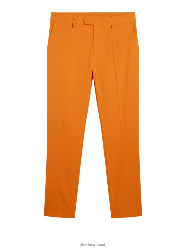 J.Lindeberg Men Vent Pant Russet Orange Clothing BXV8X4419