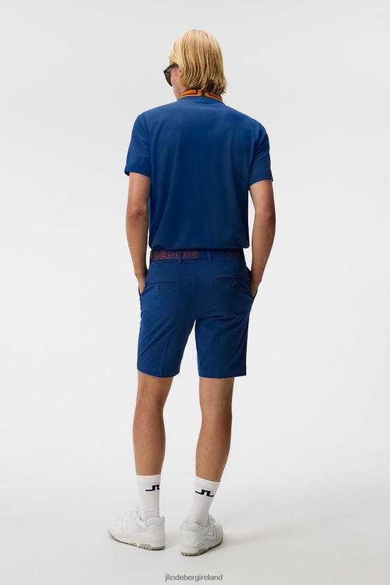 J.Lindeberg Men Vent Shorts Estate Blue Clothing BXV8X4395