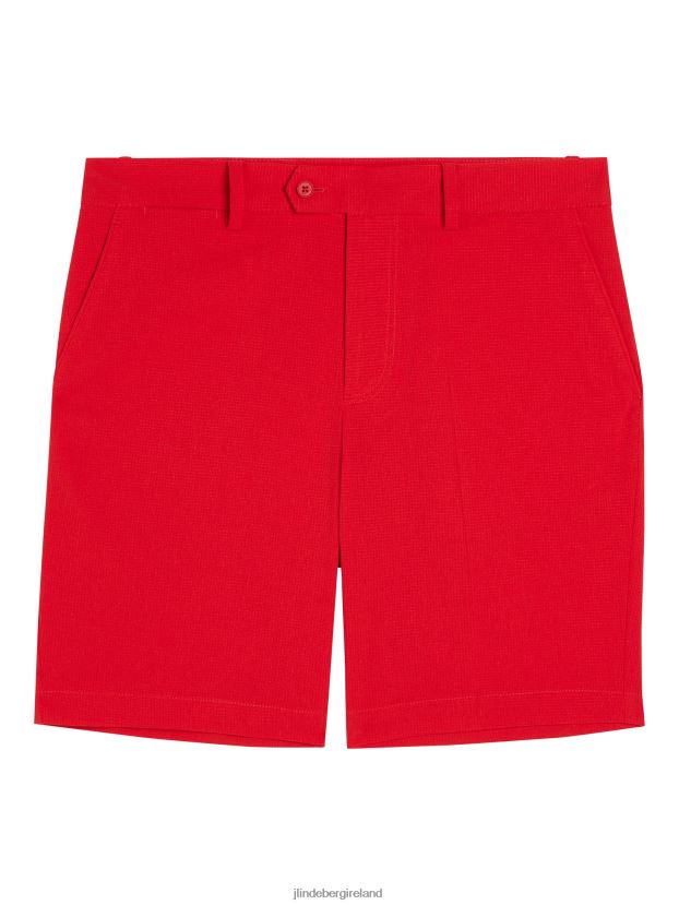 J.Lindeberg Men Vent Shorts Fiery Red Clothing BXV8X4393