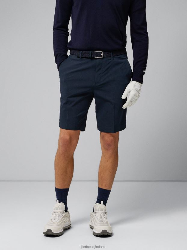 J.Lindeberg Men Vent Slim Golf Shorts Navy Clothing BXV8X4491