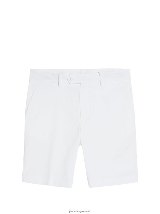 J.Lindeberg Men Vent Slim Shorts White Clothing BXV8X4475