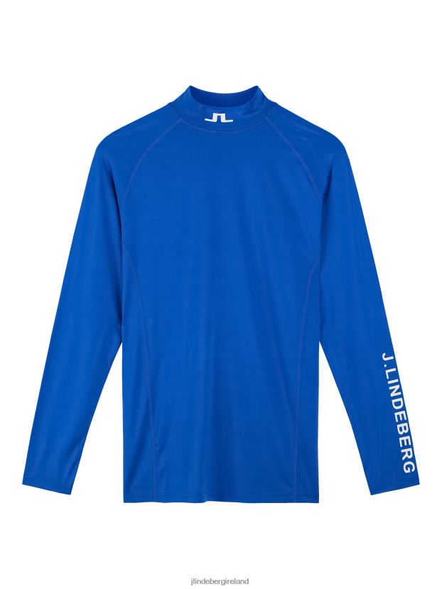 J.Lindeberg Men Aello Compression Layer Lapis Blue Clothing BXV8X4314