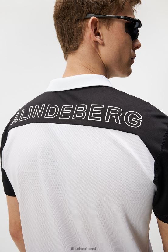 J.Lindeberg Men Albin Polo White Clothing BXV8X4203