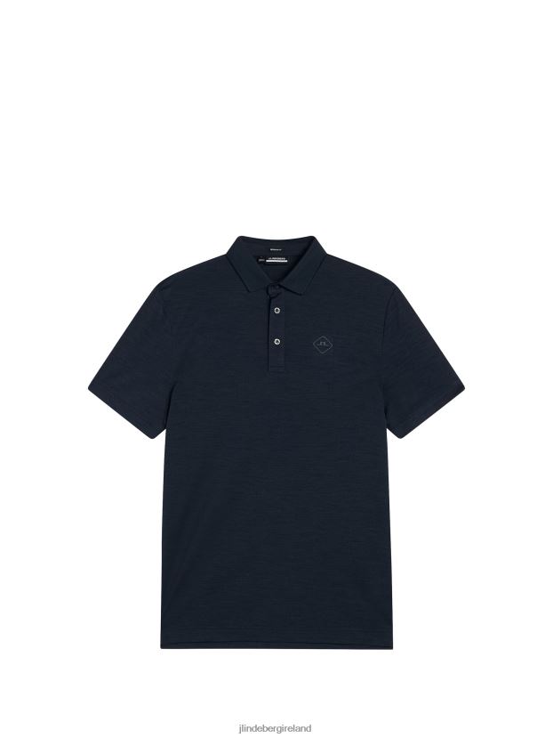 J.Lindeberg Men Bax Polo Navy Clothing BXV8X414