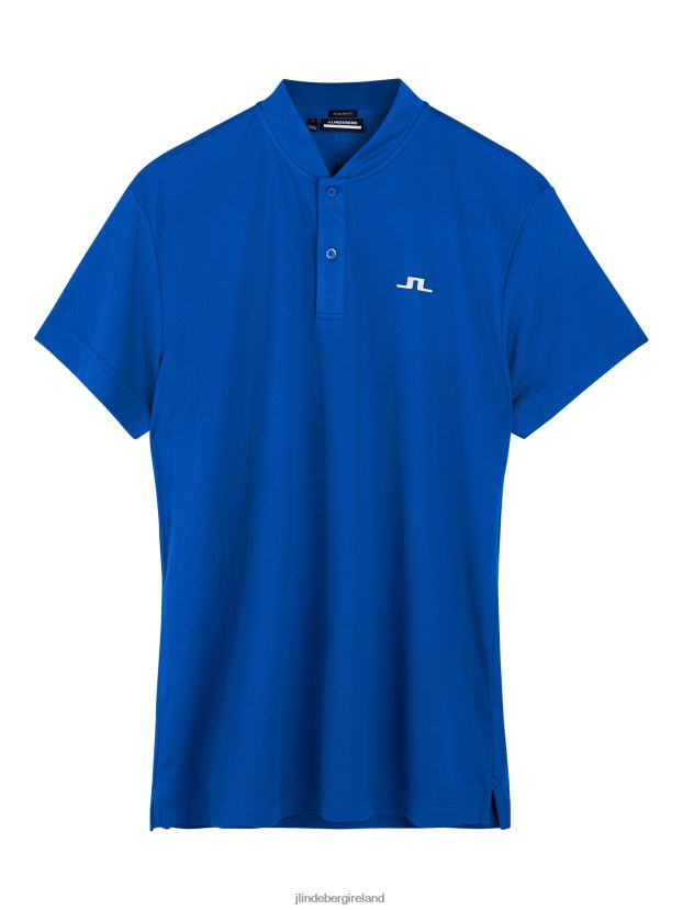 J.Lindeberg Men Bode Polo Lapis Blue Clothing BXV8X4303