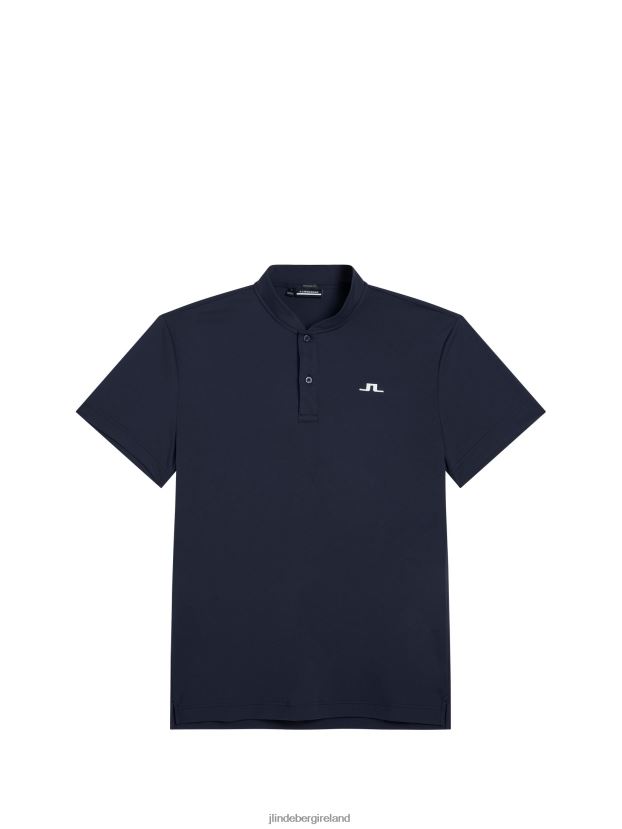 J.Lindeberg Men Bode Polo Navy Clothing BXV8X4305