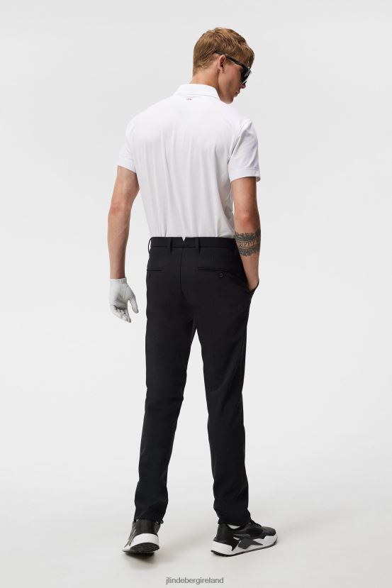 J.Lindeberg Men Bridge Polo White Clothing BXV8X451 - Click Image to Close