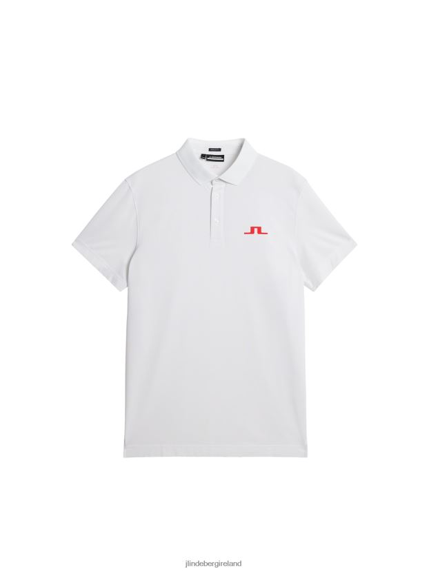 J.Lindeberg Men Bridge Polo White Clothing BXV8X451