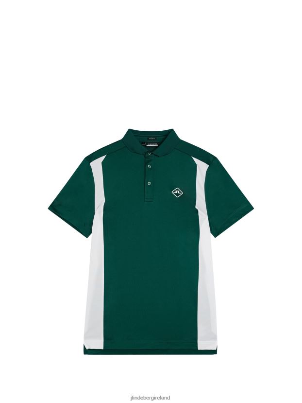 J.Lindeberg Men Freddy Polo Rain Forest Clothing BXV8X4326